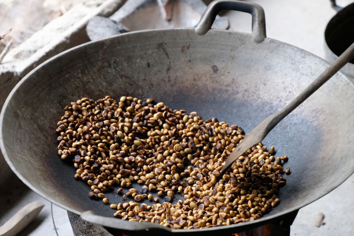 Cara Roasting Kopi Manual