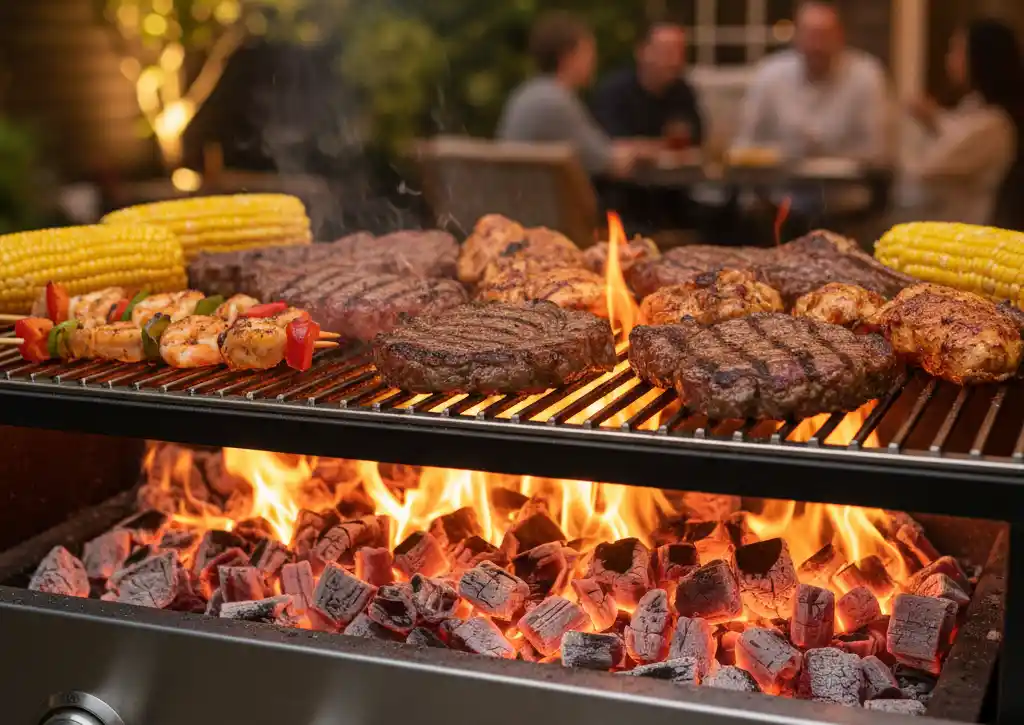 Long burning charcoal briquettes for barbecue restaurants