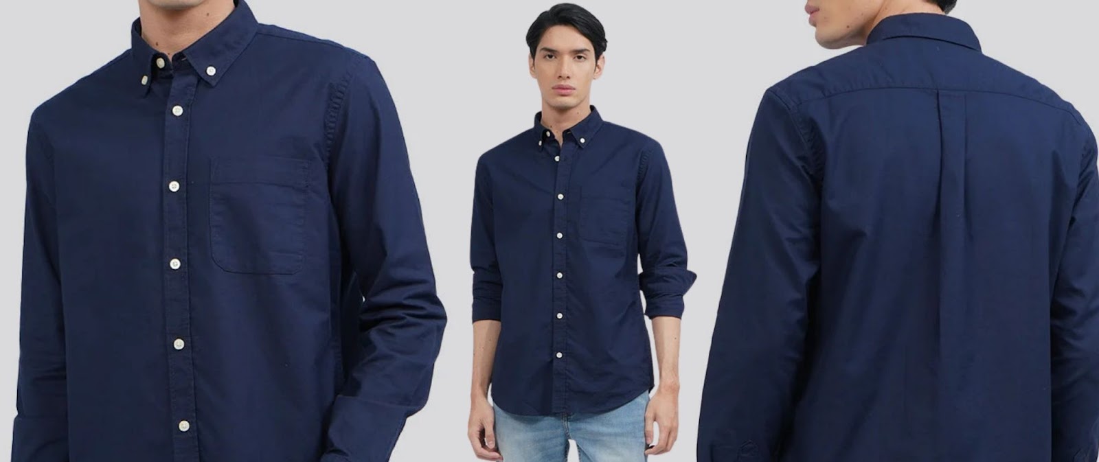 kain oxford seragam formal