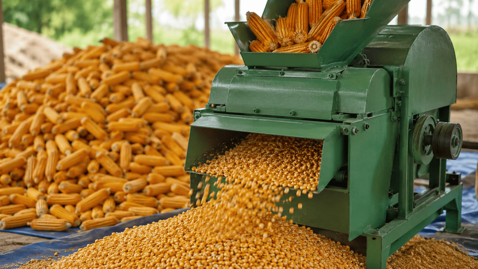 cara memipil jagung dalam jumlah banyak