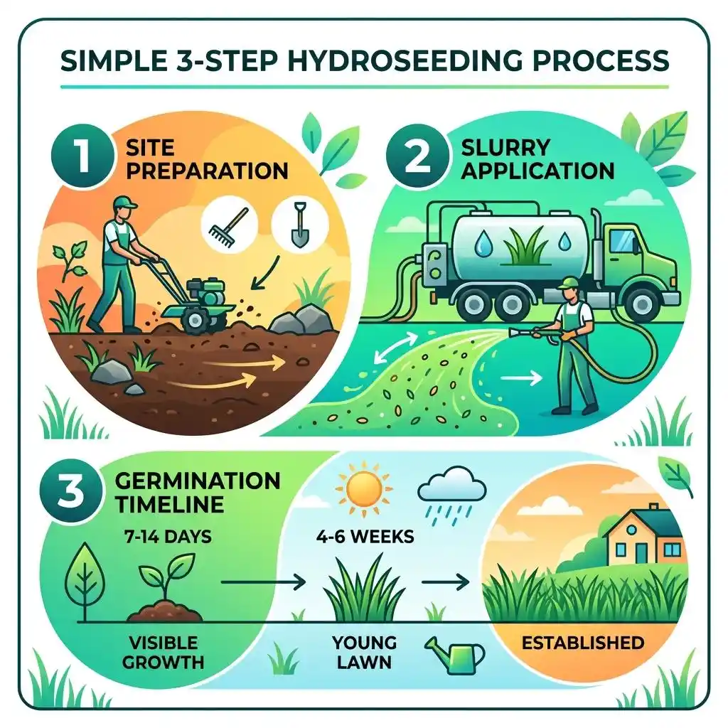 Cara melakukan hydroseeding